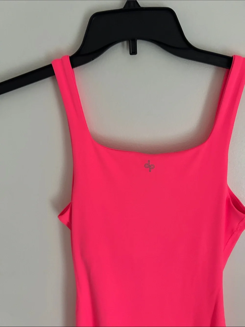 Anthropologie Daily Practice Bright Neon Pink  Tank Dress Size XS